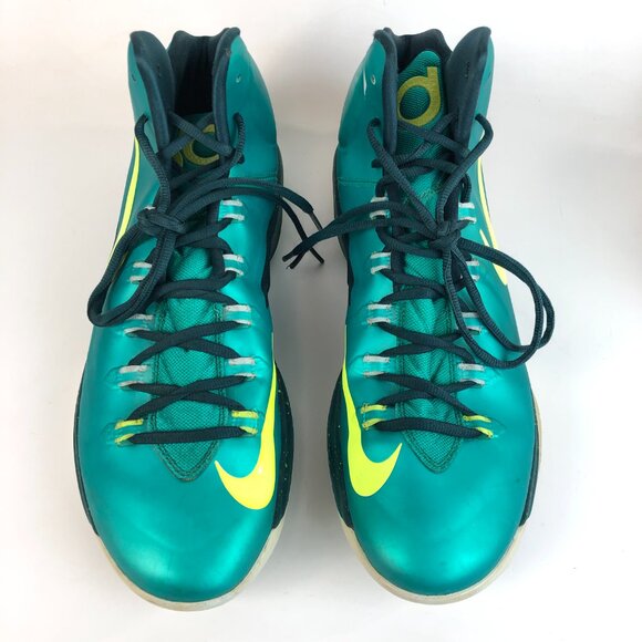 Nike Zoom KD 5 Hulk Atomic Teal 554988-300 2012 Basketball Shoes Mens US Size 14 - Picture 4 of 8